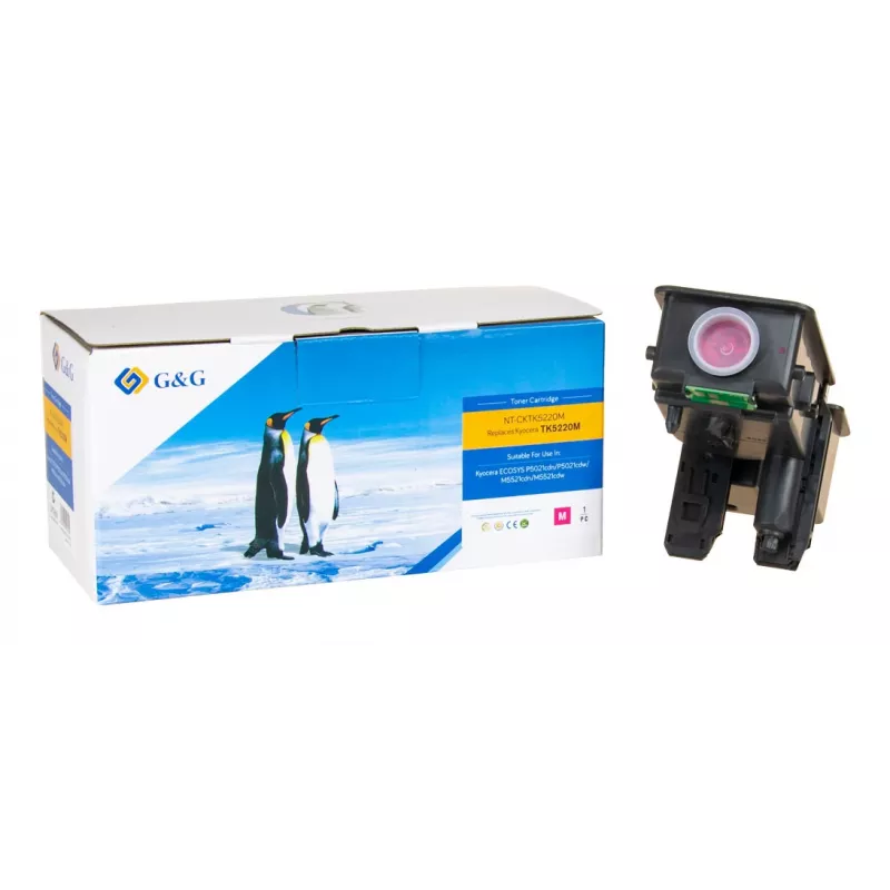 G&G compatibele magenta tonercartridge voor Kyocera TK-5220M (16899)