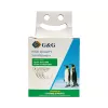 G&G TD-RL-D-91201/2/8-3P labeltape-set, 12 mm, 3-pack (wit, geel, zilver op zwart), compatibel met DYMO D1