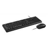 Rapoo NX1500 bedraad toetsenbord- en muisset, full-size QWERTZ, zwart R-13100