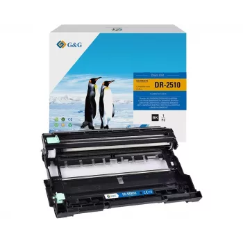 G&G compatibele trommeleenheid voor Brother DR-2510 (21982) - 12.000 pagina's