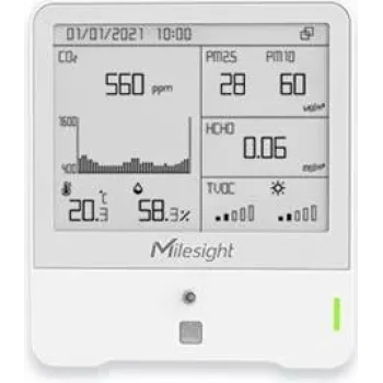 Milesight IoT AM308 LoRaWAN binnenklimaatsensor, e-ink-display, 8-in-1 IAQ (AM308-868M)