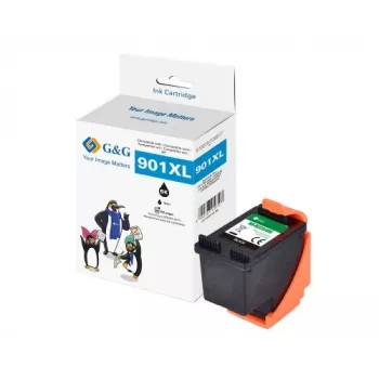 G&G compatibele HP 901XL zwart hoge capaciteit inktcartridge (CC654EE) 14698