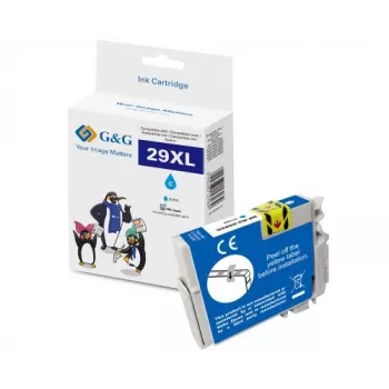 G&G XL cyaan inktpatroon voor Epson 29XL/T2992/C13T29924012 (14663)