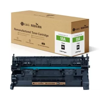 G&G compatibele tonercartridge GR-HCF259A voor HP 59A, zwart, 3000 pagina's