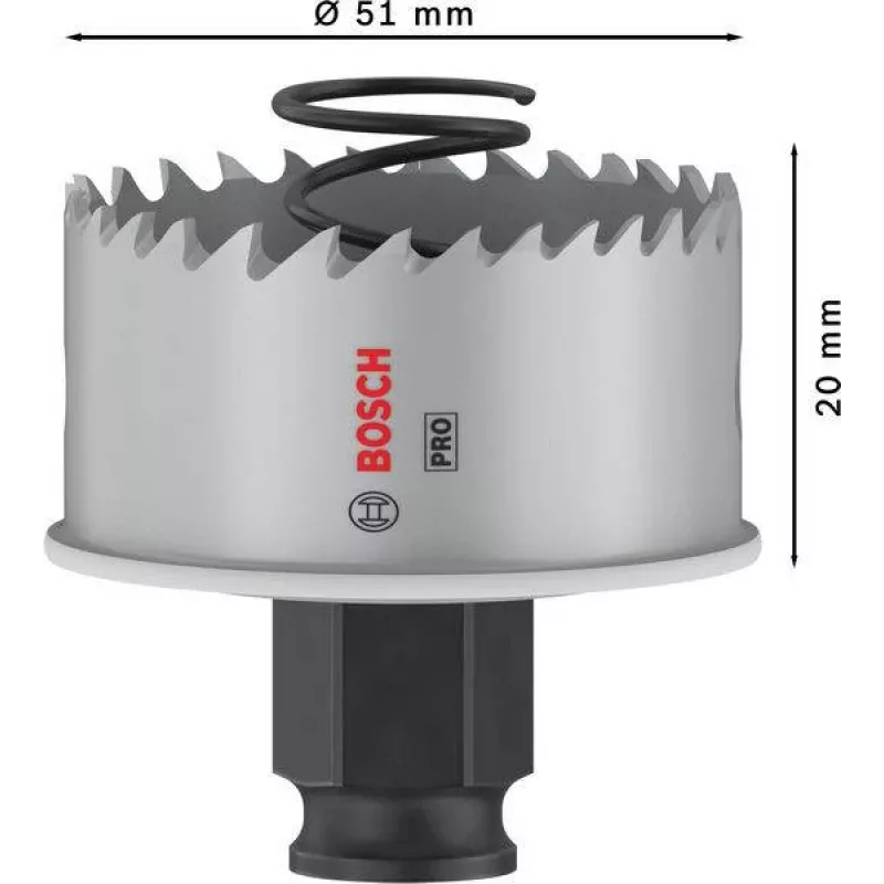 Bosch Progressor voor hout en metaal 51 mm kobalt gatenzaag 2608594455