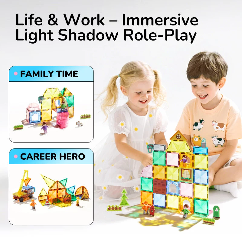 Mideer “Familie” MD1640 magnetische set, 32 onderdelen