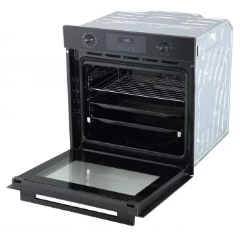 Midea MBO7NM30D0-BK inbouw-elektrische oven, 73 L, pyrolytische zelfreiniging, touch-bediening, zwart