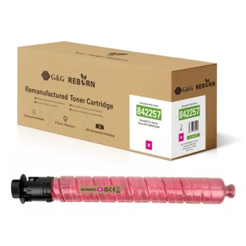 G&G compatibele magenta tonerpatroon voor Ricoh 842257 (GR-R842257, 19.000 pagina's)