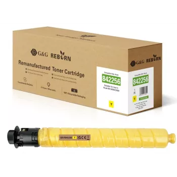 G&G compatibele gele tonerpatroon voor Ricoh 842256 (19.000 pagina's) GR-R842256