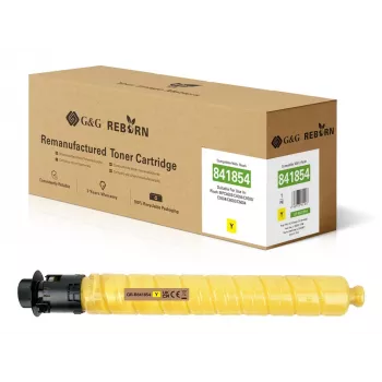 G&G Compatibele tonerpatroon geel voor Ricoh 841854 (22.500 pagina's) GR-R841854