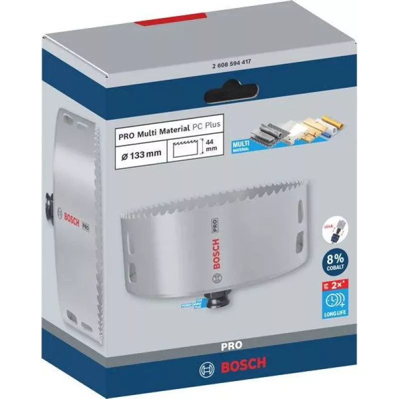 Bosch Progressor voor hout en metaal 133 mm cobaltlengatzaag 2608594417