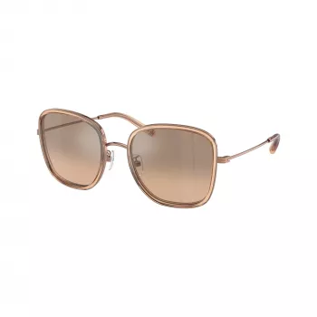 Tory Burch TY6101 33683D dameszonnebril, Dark Havana montuur, bruin gradient glazen, 53mm