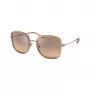 Tory Burch TY6101 33683D dameszonnebril, Dark Havana montuur, bruin gradient glazen, 53mm