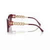 Michael Kors dames MK2205-394975 zonnebril, donker schildpad montuur, bruin gradient glazen, 52/19/140 mm