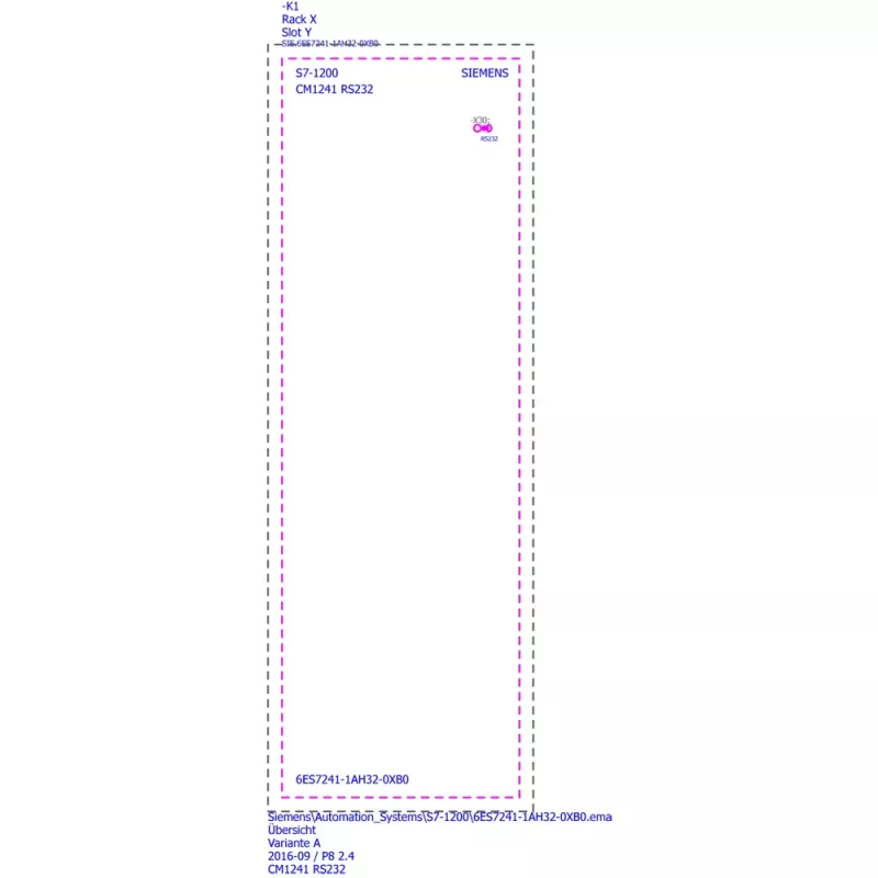 Siemens SIMATIC S7-1200 CM 1241 RS485 communicatiemodule 6ES72411AH320XB0
