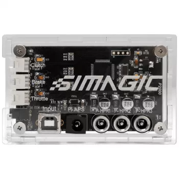 SIMAGIC Haptic Control Box (P2000-HCB) – 4-kanaals haptic-feedback-besturingseenheid voor P2000-pedalen