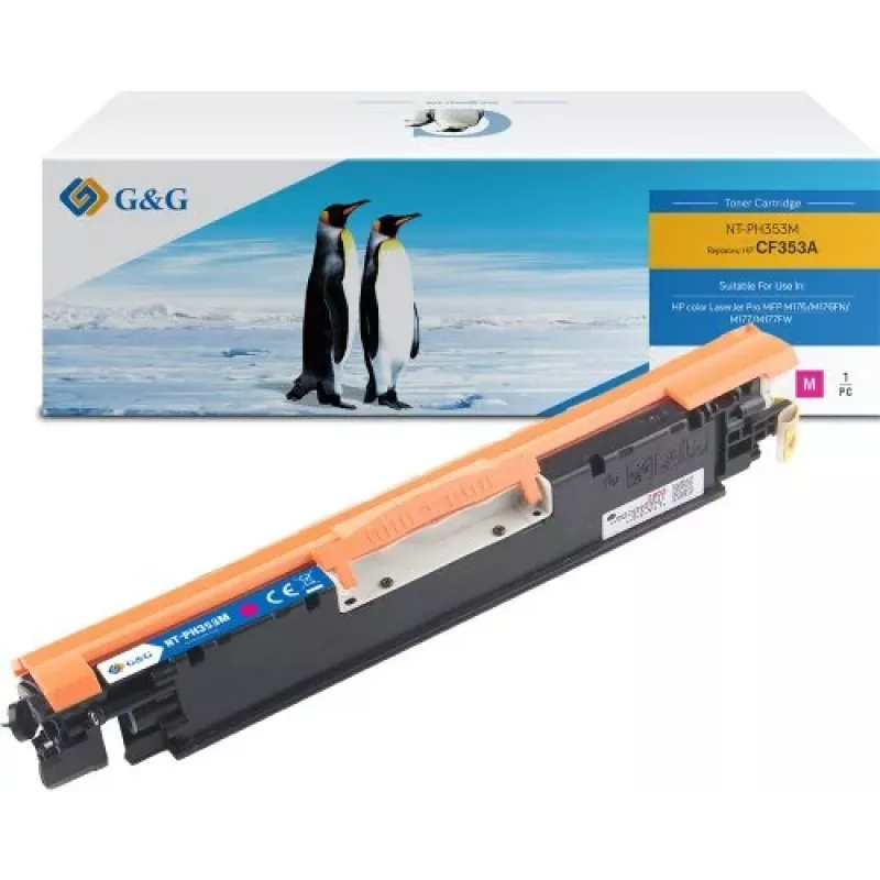 G&G compatibele magenta toner voor HP 130A / CF353A (17072)