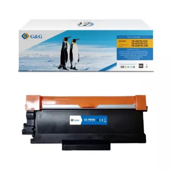 G&G compatibele toner voor Brother TN-2220/TN-2010, zwart, 2.600 pagina's (13978)