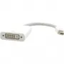 Kramer ADC-MDP/DF mini DisplayPort stekker naar DVI-I bus adapterkabel 15 cm 99-95200003