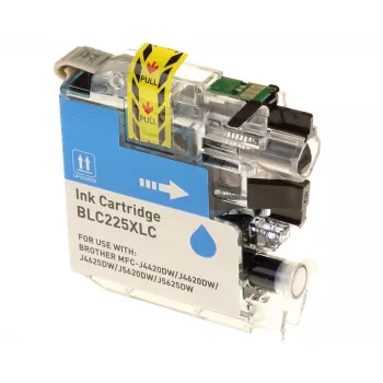 G&G Compatible Brother LC-225XLC Cyaan inktpatroon met hoge capaciteit (14536)
