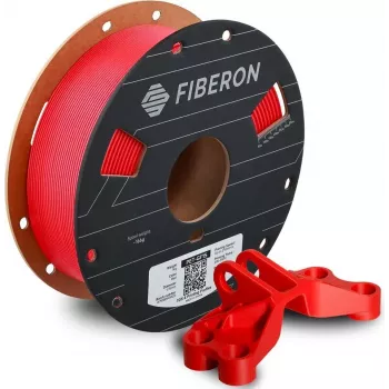 Polymaker Fiberon PET-GF15 1,75mm Rood 0,5kg 3D-printerfilament FL02007
