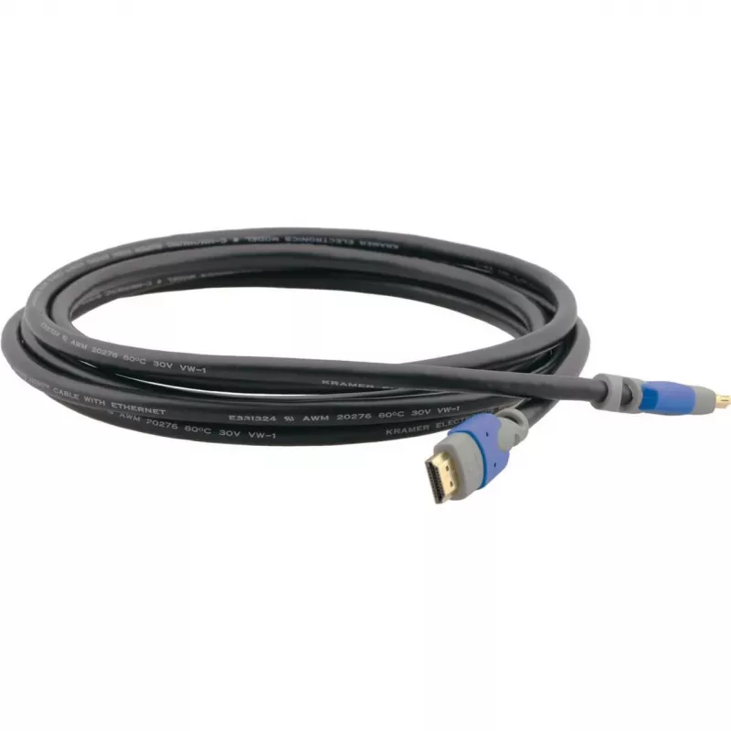 Kramer C-HM/HM/PRO-20 High-Speed HDMI-kabel met Ethernet, 6,1 m, Zwart 97-01114020