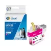 G&G Compatibele Inktpatroon Brother LC422M Magenta (550 pagina's) 20582
