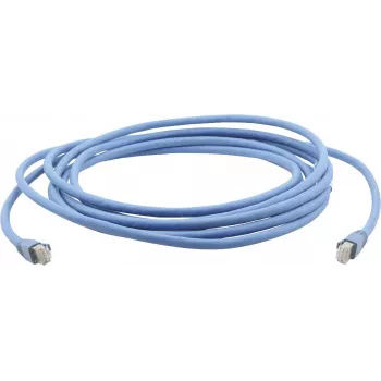 Kramer C-UNIKAT serie C-UNIKat-2 netwerkkabel RJ-45 stekker naar RJ-45 stekker 61 cm U/FTP CAT 6a afgeschermd halogeenvrij snagless robuust blauw RAL 5012 99-3460002