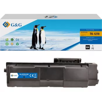 G&G compatibele tonercartridge GG-PKTK1270C voor Pantum TL-410, zwart, 1500 pagina's
