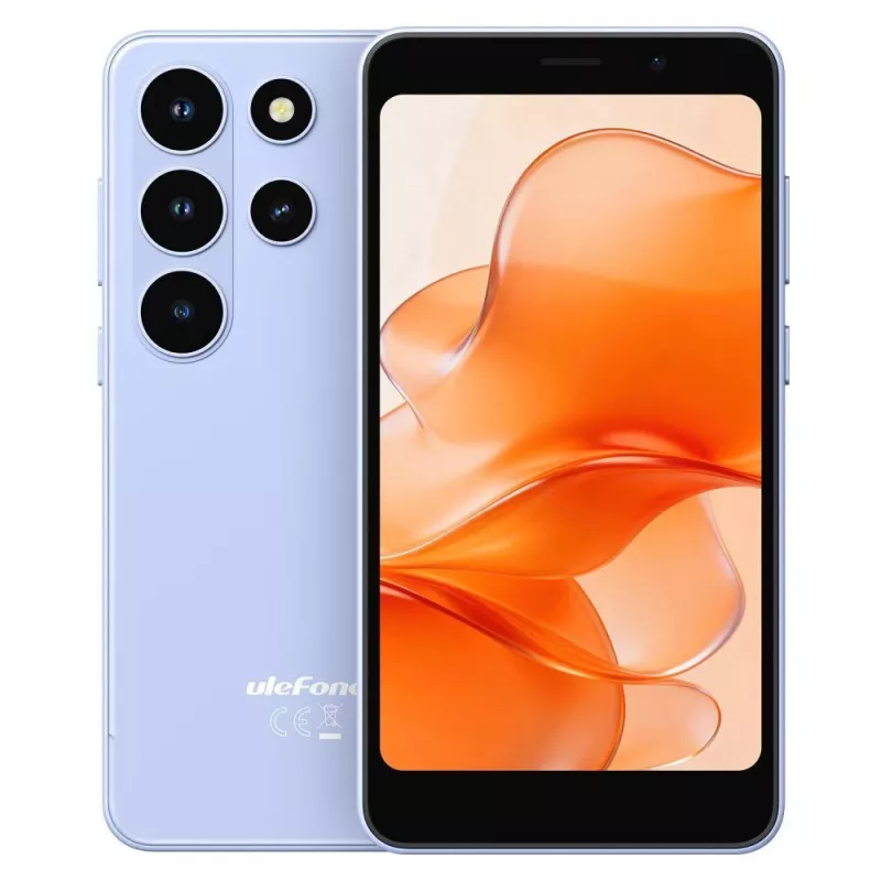 Ulefone Note 22 3GB/32GB Dual SIM 4G LTE-smartphone 6,52 inch HD+ display 13MP triple camera 4000mAh Icy Blue