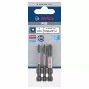 Bosch 2608522491 Phillips PH2 bitset, 3 stuks, 25 mm, 1/4 inch zeskantschacht