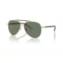 Michael Kors dameszonnebril MK1146-10143H lichtgoud vlinder cat-eye bruin verloop 59mm