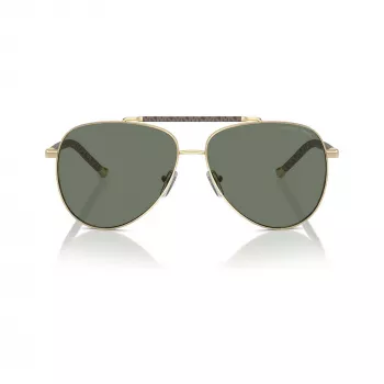 Michael Kors dameszonnebril MK1146-10143H lichtgoud vlinder cat-eye bruin verloop 59mm