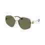 Tory Burch TY6111-334371 dameszonnebril, donkerbruin havana montuur, bruin gradient glazen, 56/16/140 mm