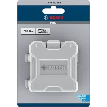 Bosch Accessories 2608522565 Pick and Click opbergbox M, hersluitbaar, zwart/rood
