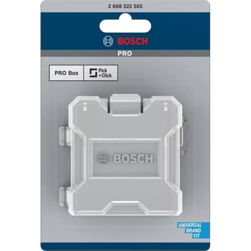 Bosch Accessories 2608522565 Pick and Click opbergbox M, hersluitbaar, zwart/rood