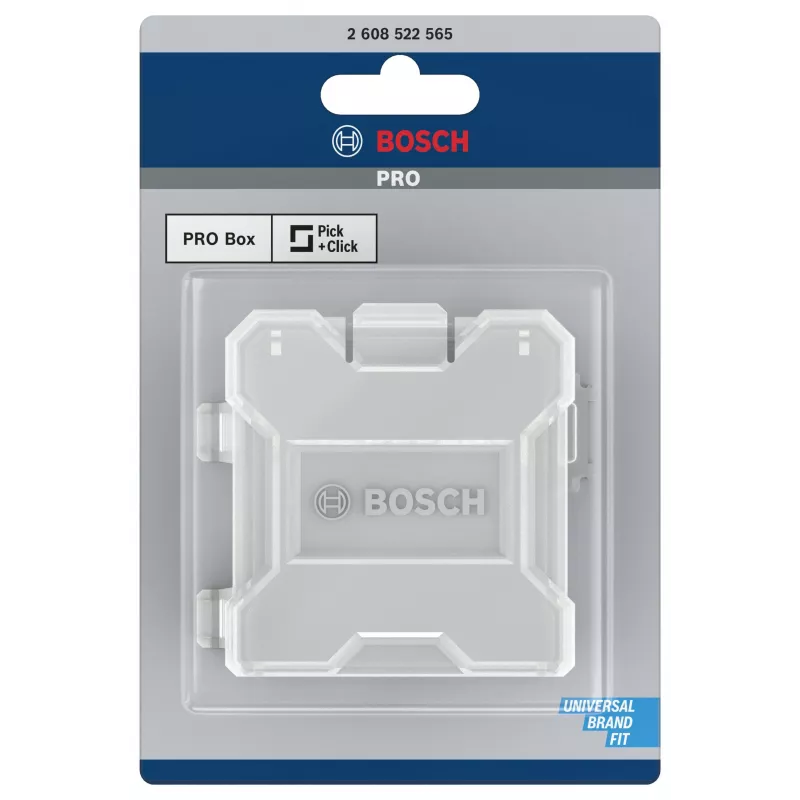 Bosch Accessories 2608522565 Pick and Click opbergbox M, hersluitbaar, zwart/rood