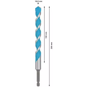 BOSCH EXPERT HEX-9 MultiConstruction borenset, 5-delig, wolfraamcarbide, zeskantschacht, 4-10 mm 2608902361