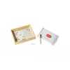 Tiny Love eenvoudige houten lijst baby hand- en voetafdruk herinneringsset