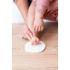 Tiny Love eenvoudige houten lijst baby hand- en voetafdruk herinneringsset