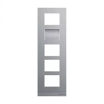 Busch-Jaeger Welcome frontplaat voor videomodule, edelstaal, 1-voudig (2TMA130160X0028)