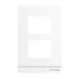 Busch-Jaeger centraalplaat voor audio-aansluitdoos, 1/2 module, studiowit 2TMA220160W0007