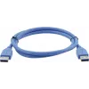 Kramer C-USB3/AA-3 USB 3.0 kabel, Type-A stekker naar Type-A stekker, 0,9 m, blauw 96-0230003