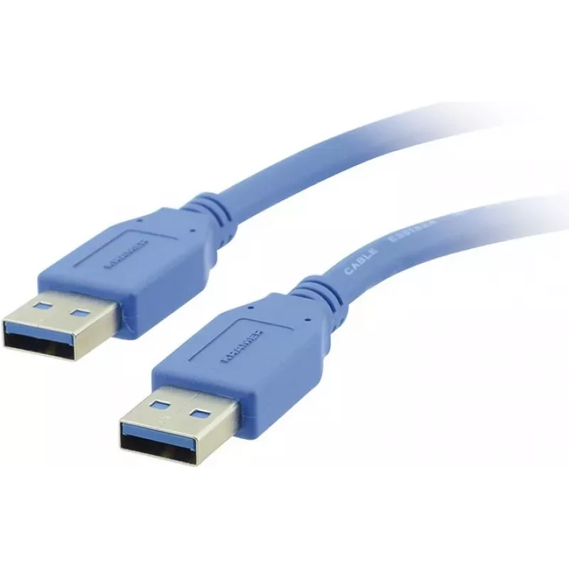 Kramer C-USB3/AA-3 USB 3.0 kabel, Type-A stekker naar Type-A stekker, 0,9 m, blauw 96-0230003
