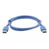 Kramer C-USB3/AA-3 USB 3.0 kabel, Type-A stekker naar Type-A stekker, 0,9 m, blauw 96-0230003