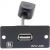 Kramer WU-AB modulaire Snap-In-inzet USB Type A bus naar bus zwart 85-0118399