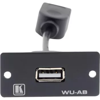 Kramer WU-AB modulaire Snap-In-inzet USB Type A bus naar bus zwart 85-0118399
