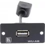 Kramer WU-AB modulaire Snap-In-inzet USB Type A bus naar bus zwart 85-0118399