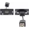 Kramer WU-AB modulaire Snap-In-inzet USB Type A bus naar bus zwart 85-0118399