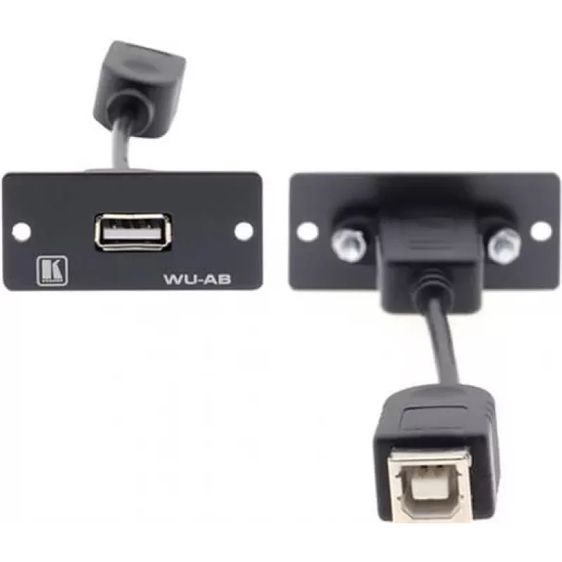 Kramer WU-AB modulaire Snap-In-inzet USB Type A bus naar bus zwart 85-0118399